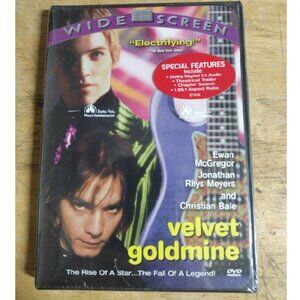 Velvet goldmine Ewan McGregor Jonathan Rhys Meyers Todd Haynes Bob Weinstein DVD